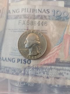 Liberty coin error (1966 quarter dollar)