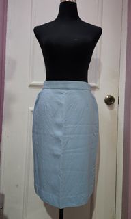 Long skirt light blue