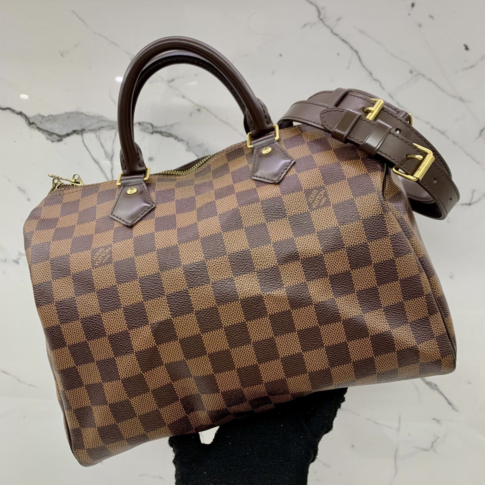 DISCOUNTED LOUIS VUITTON N41367 DAMIER SPEEDY 30 BANDOULIERE SHOULDER BAG 247016202 JO Luxury Bags Wallets on Carousell