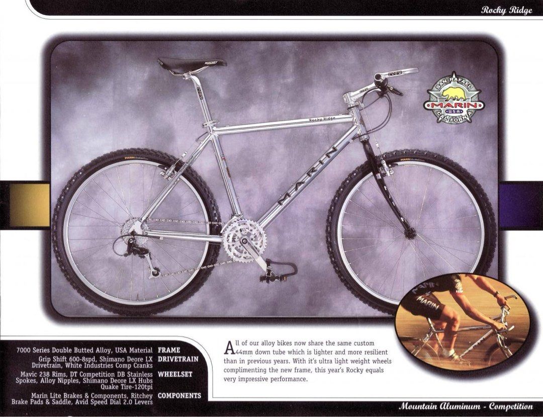 Marin Rocky Ridge Mountain bike MTB bicycle deore LX