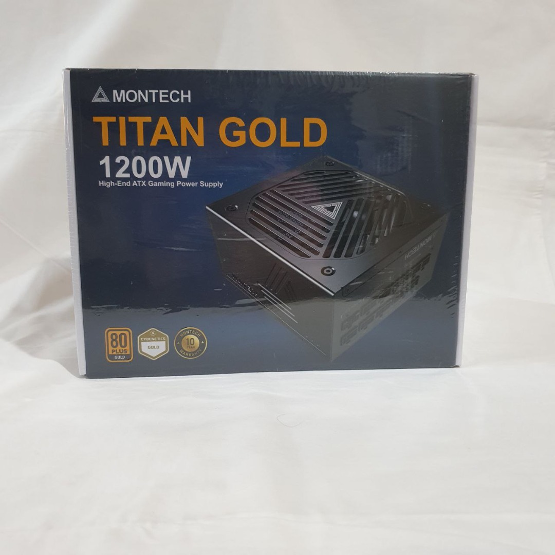 Montech Titan Gold 1200W High-End ATX Gaming Power Supply - 80 Plus ...