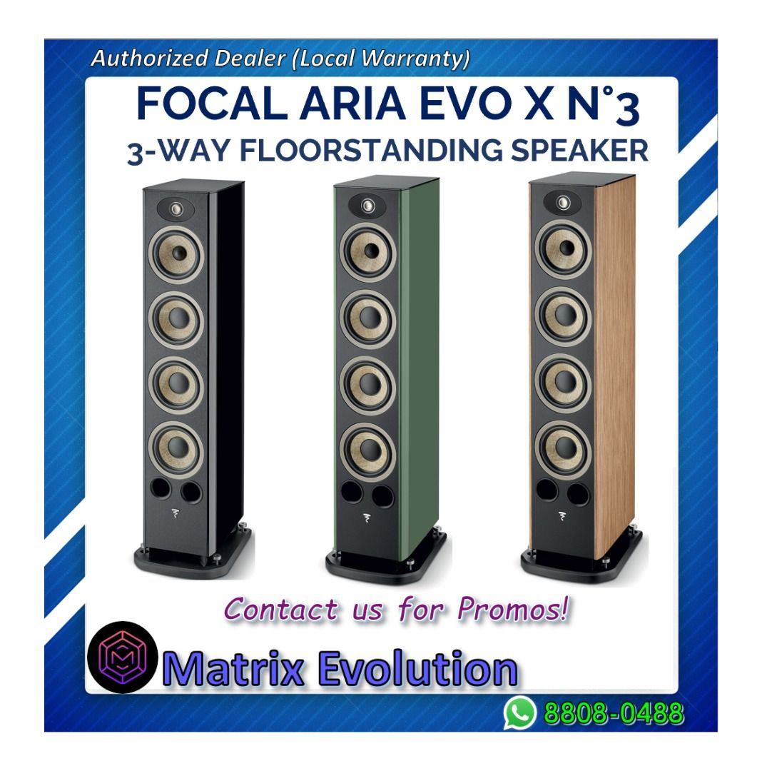 Authorised Dealer) FOCAL ARIA EVOLUTION X N°3 Floor Standing