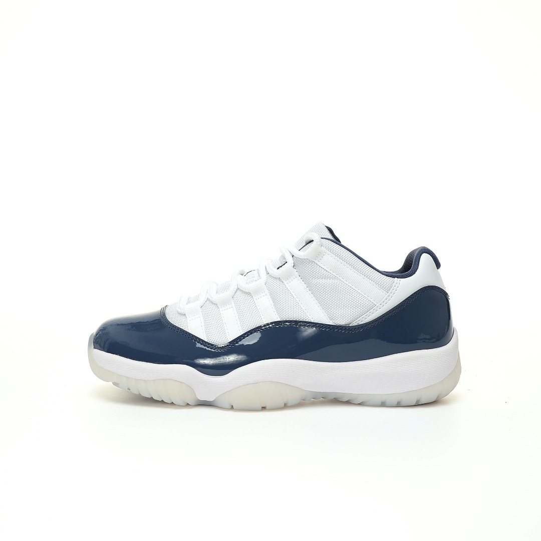 Low jordan 11 blue clearance