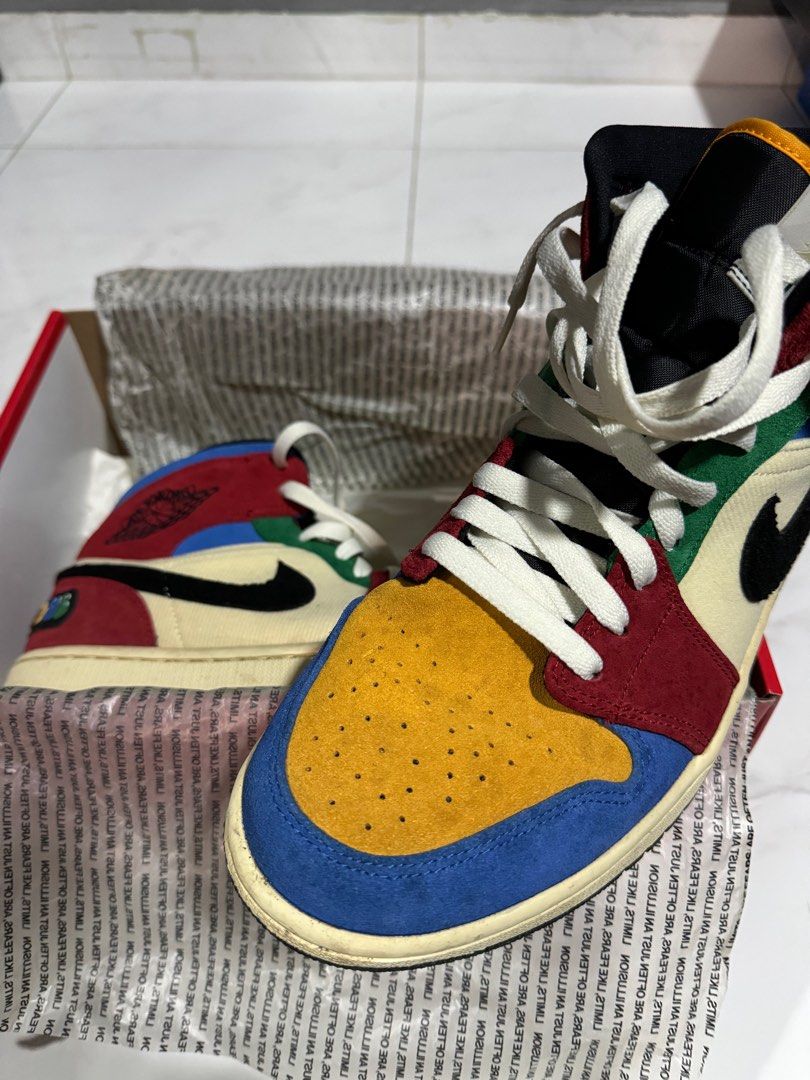 Nike air jordan 1 mid blue the great new arrivals