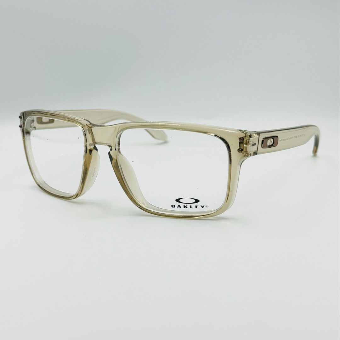 Oakley Holbrook RX Polished Transparent Sepia Brown 54 56