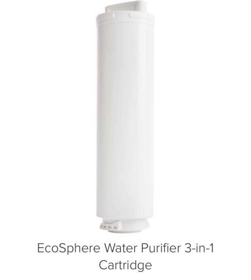 [ON HAND] Ecosphere Water Purifier Cartridge (Category: Water Purifiers & Dispensers) located in Manila. Submitted by shopcart (Listing ID 1299180183, Image 1). Description: ✅Cartridge For Ecosphere Water Purifier ✅MOP BPI or GCash ✅Grab/Lalamove c/o buyer.
