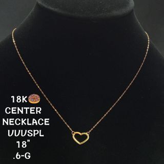 Open Heart Locket Necklace