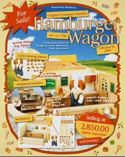 Original Sylvanian Families: Hamburger Wagon Edition
