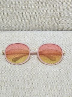 (SALE) Oversized Round-frame Sunglasses