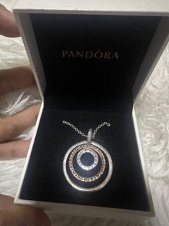 Pandora Rosegold & Silver Double Faced Necklace