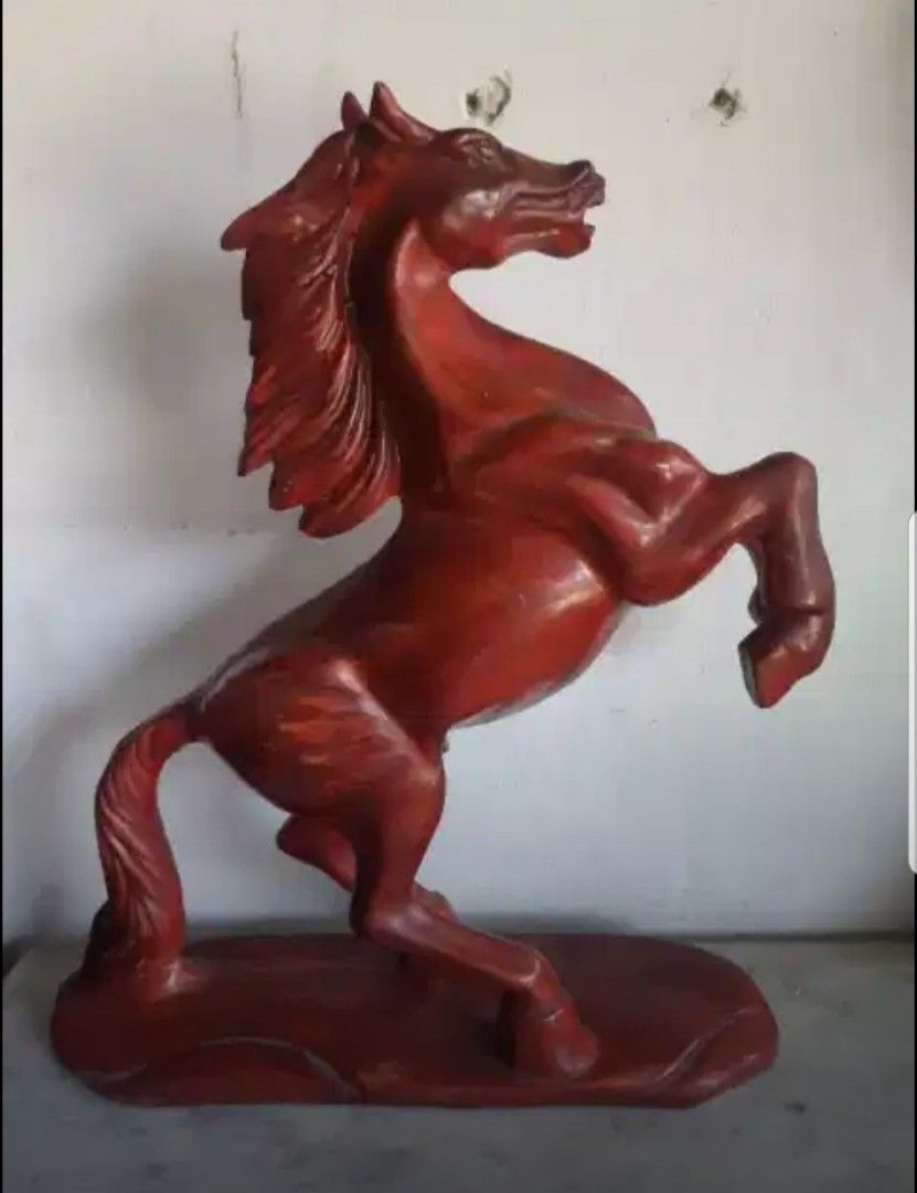 Patung kuda piber jadul, Antik, Pajangan di Carousell