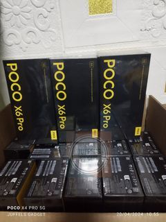 POCO X6 Pro 5g 12/512 Brandnew Sealed With Receipt And Freebies BELOW SRP
16500