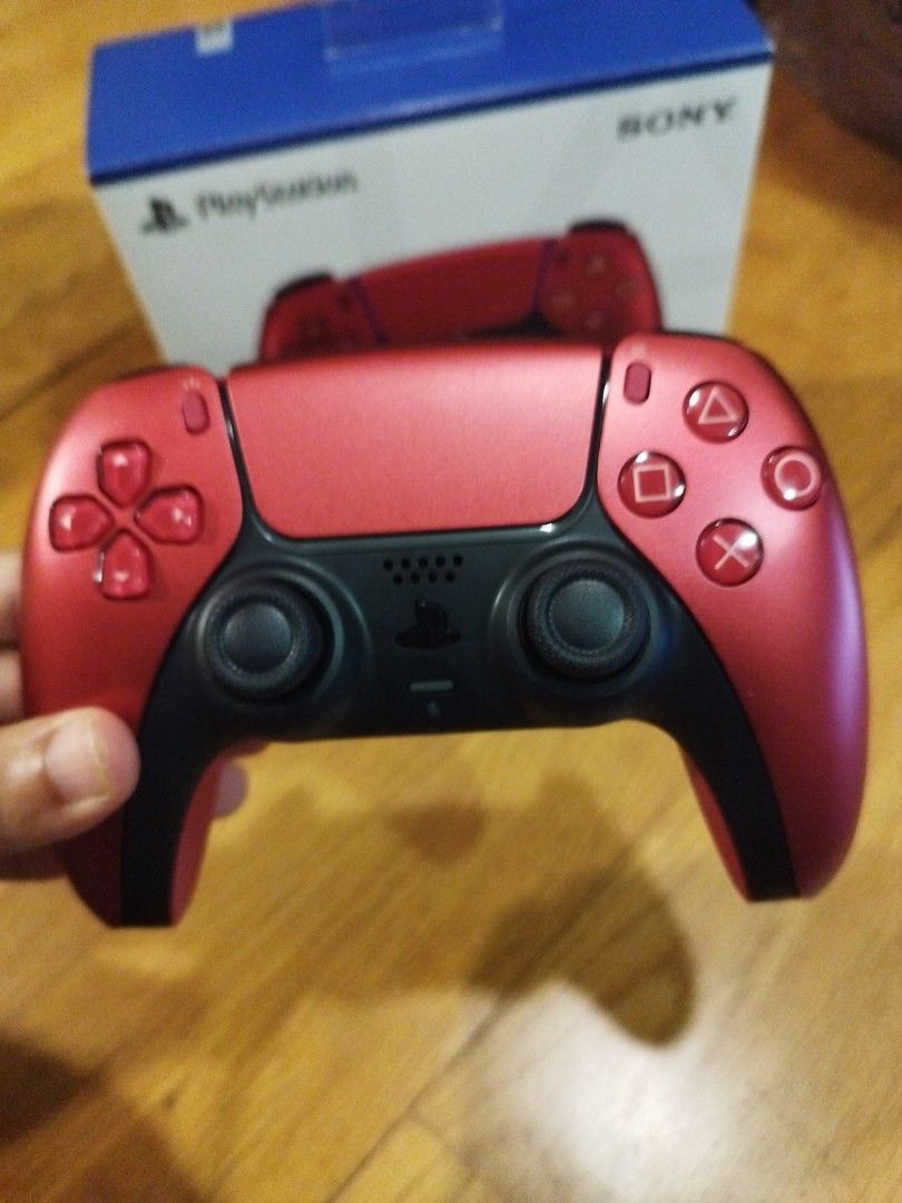 PS5 volcanic Red Controller with 12 months warranty., Video Gaming ...