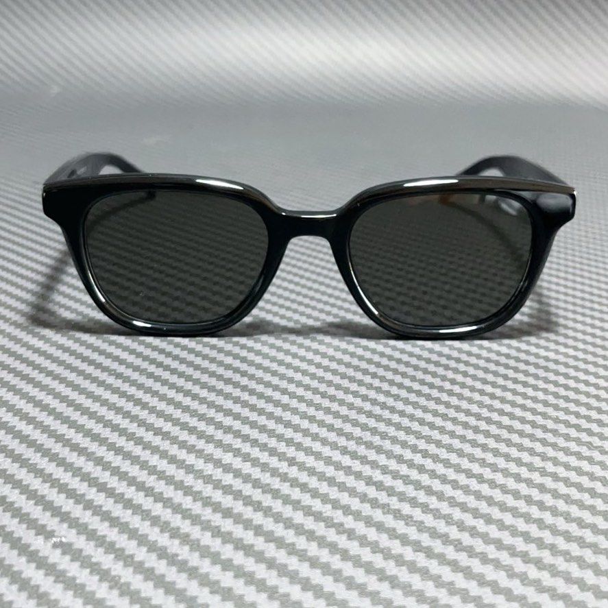 (Ready Stock) MM007 01 | Gentle Monster X Maison Margiela Sunglasses  (Unisex) | Curved Square Black Frame Black Lenses | 53-22-144