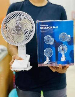 Rechargeable mini clip fan