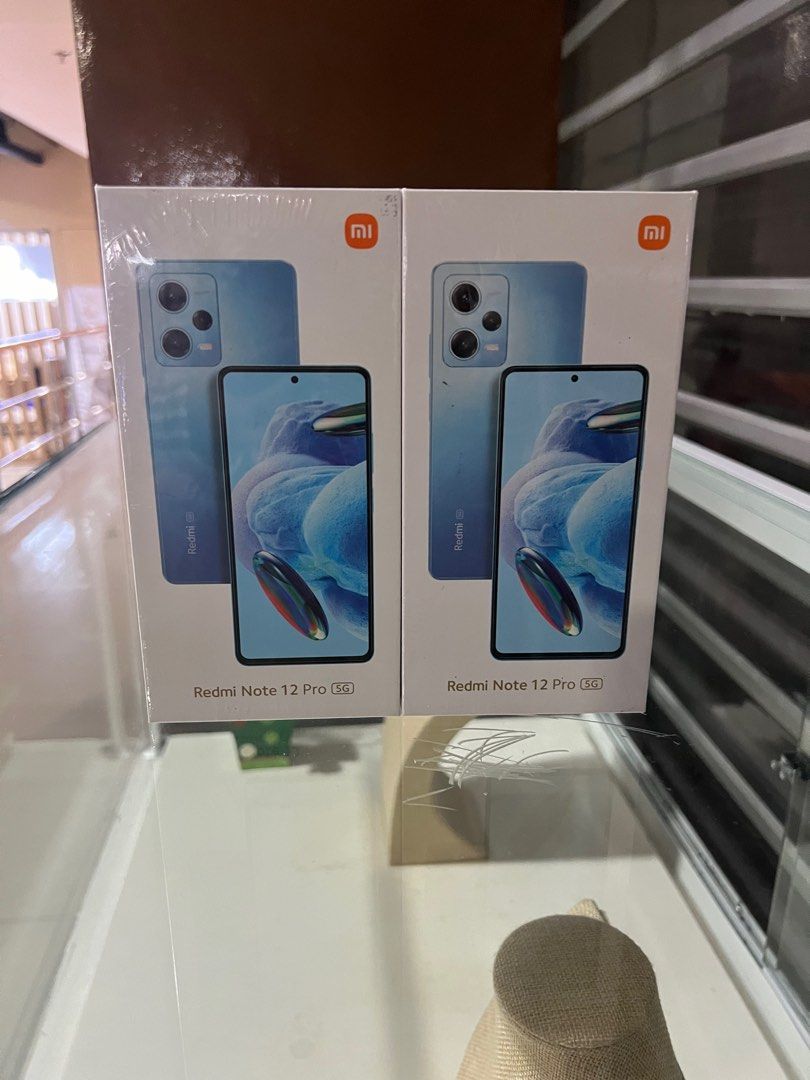Redmi Note 12 Pro 5g 256gb ‘ 8g ram (Category: Xiaomi) located in San Juan City. Submitted by AshleyandLynGeneralmerchandise (Listing ID 1299109126, Image 3). Description: We accept trade in Credit card / Home Credit Shipping Meet ups / Delivery Fb page: Ashley & Lyn.