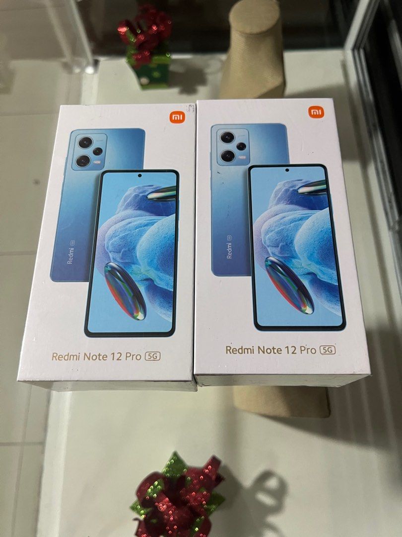 Redmi Note 12 Pro 5g 256gb ‘ 8g ram (Category: Xiaomi) located in San Juan City. Submitted by AshleyandLynGeneralmerchandise (Listing ID 1299109126, Image 1). Description: We accept trade in Credit card / Home Credit Shipping Meet ups / Delivery Fb page: Ashley & Lyn.