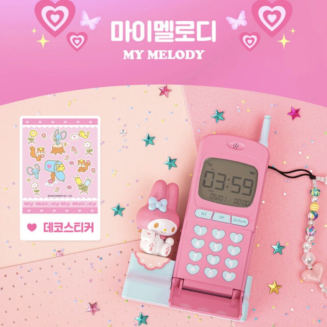 Sanrio Retro Table Clock (Category: Clocks) located in Cainta. Submitted by shopchelonline (Listing ID 1299238526, Image 3). Description: Sanrio Retro Table Clock 🛒2,260.00 each(all in) + LSF 💎Pre-order - NO RUSH SHIPPING 💎Korea Pasabuy ✅️My Melody, Cinnamoroll, Pom Pom Purin 💎Colors may vary due to lighting. 💎Availability and price may vary 💎The outer case/box is simply for protecting goods. (Damages such as scratches, discoloration on the