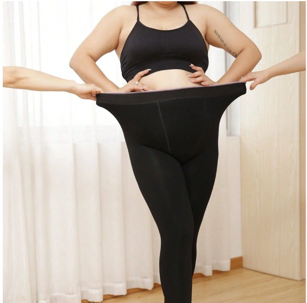 Plus size warm leggings discount