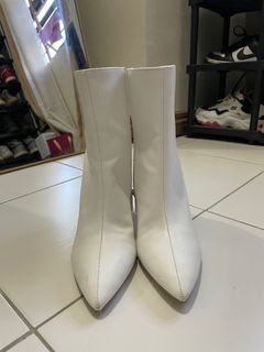 Shein 3 Inches White Boots
