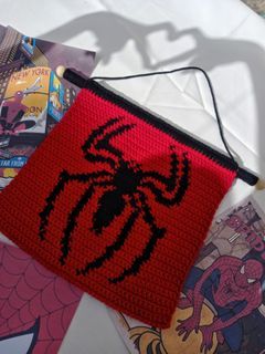 Spiderman Crochet Tapestry