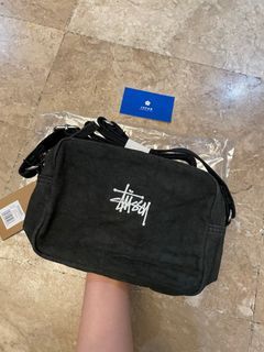 Stussy Canvas Side Pouch Black