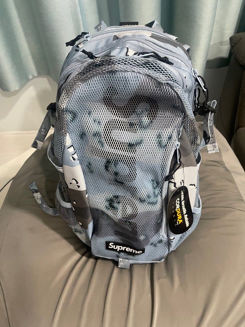 Grey supreme backpack online