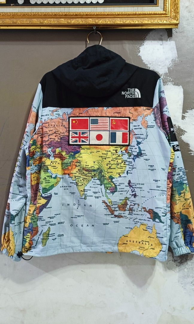 Backpack Supreme X North Face World Map Face Supreme Expedition