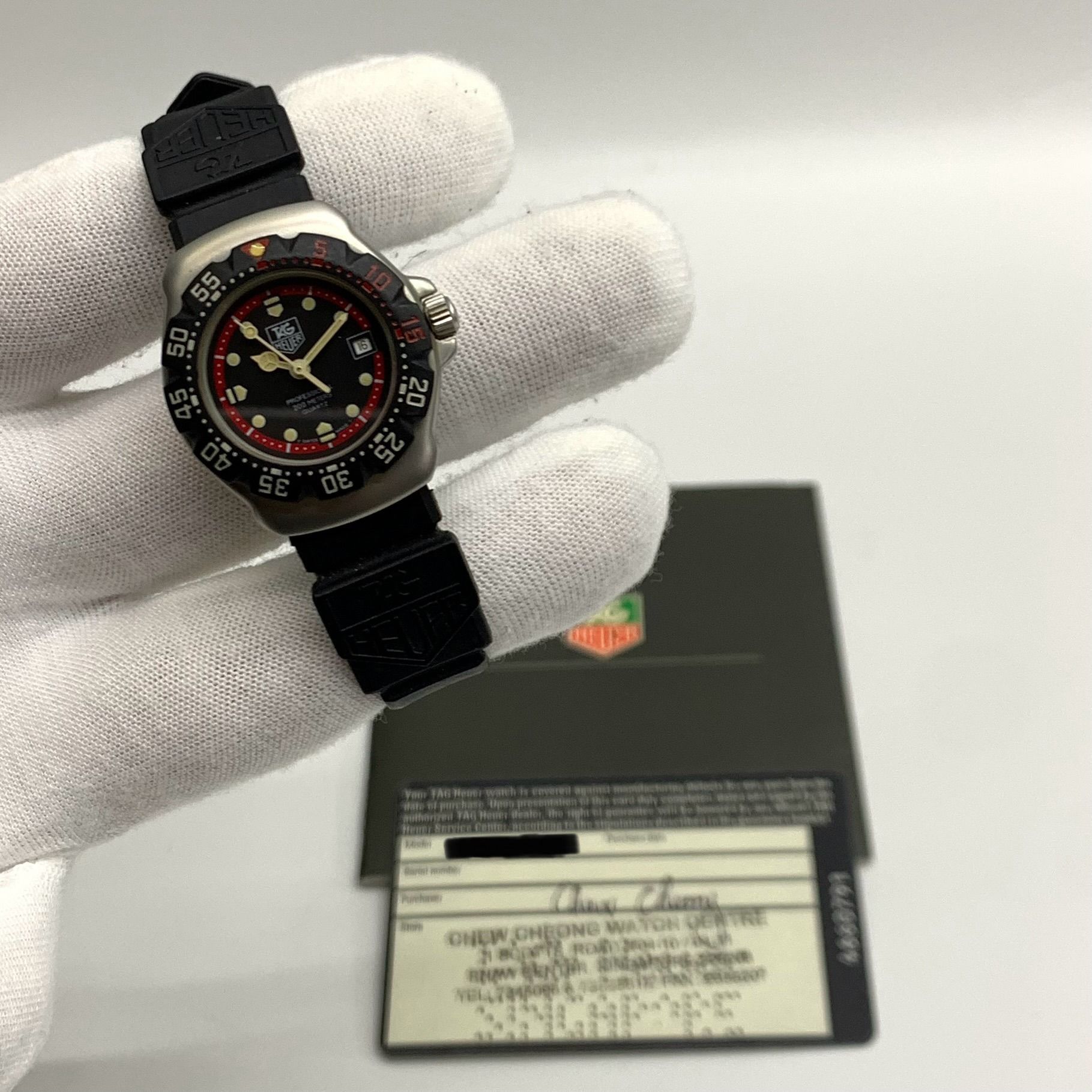 TAG HEUER WA1414 BLACK FORMULA 1 QUARTZ MEN S WATCH 247009477 EK