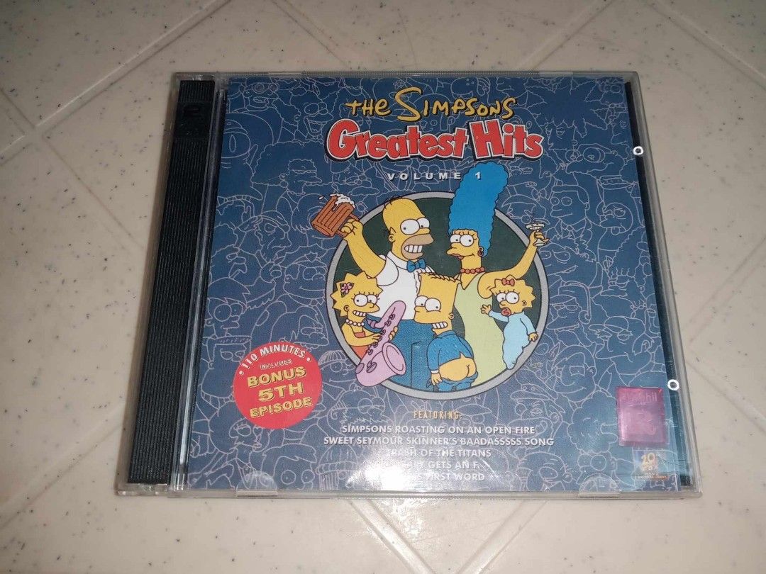 The Simpsons Greatest Hits Video CD VCD Cartoon TV Show Vintage ...
