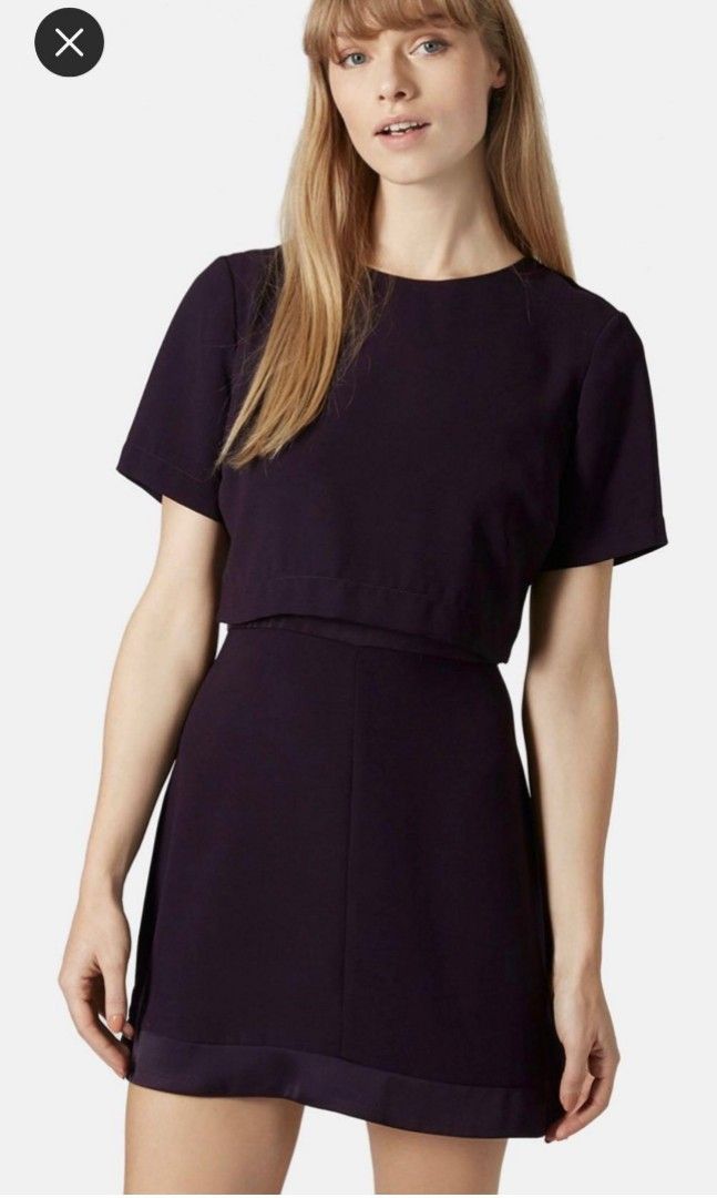 Topshop purple dress on sale