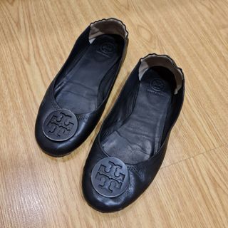 Tory Burch Black Flat Sandals
