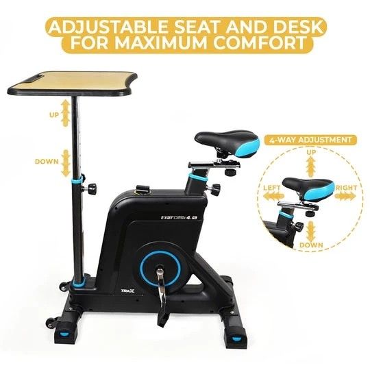 Trax ExerDesk 4.0 (Category: Cardio & Fitness Machines) located in Marikina City. Submitted by rtobs08 (Listing ID 1299127174, Image 3). Description: Trax ExerDesk 4.0 Desk Bike Cycling Bike for Exercise Indoor Bicycle with Desk.