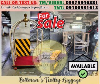 Trolley Bellman's Luggage On-Hand Today Pick Up Now