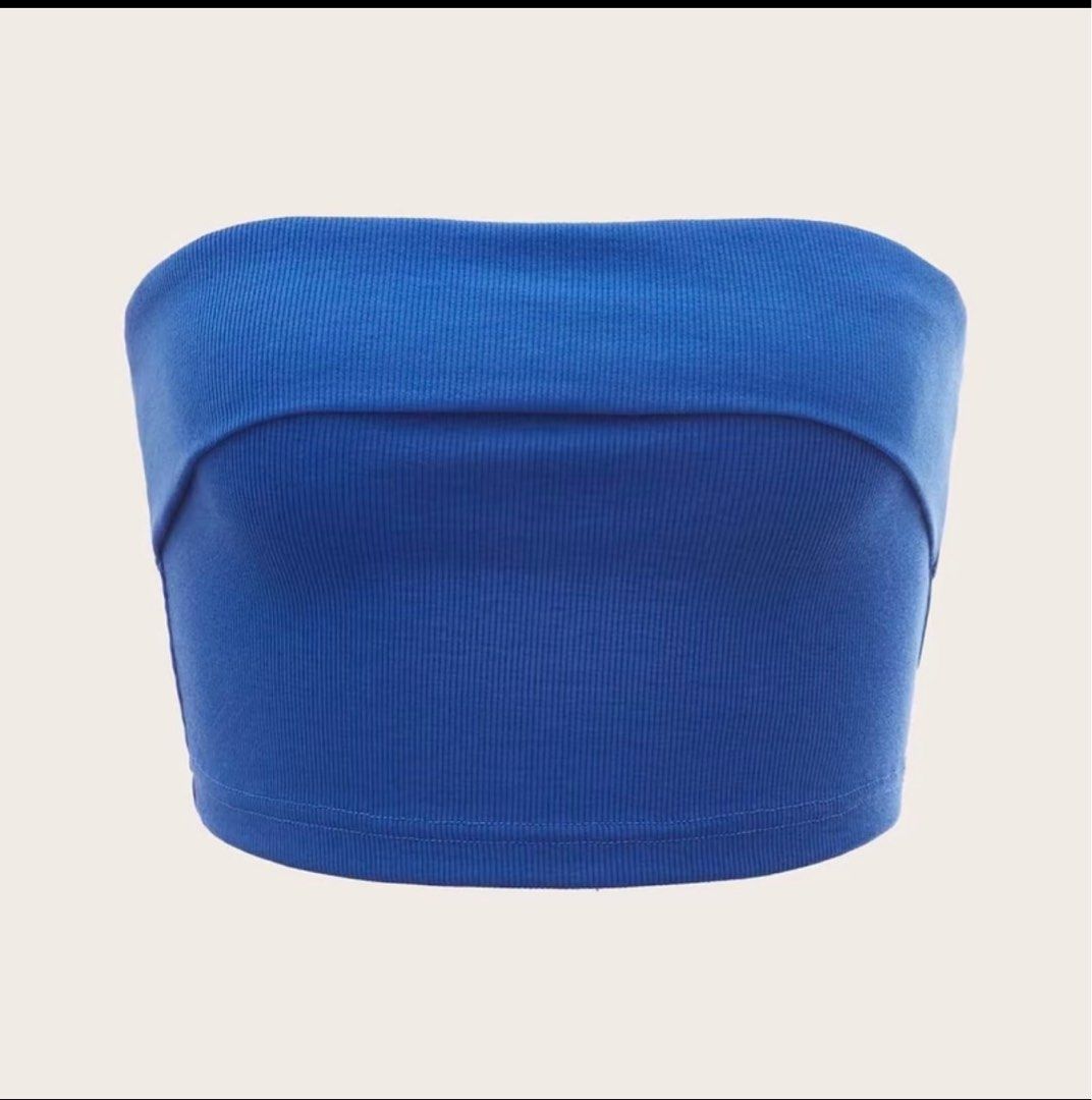 TUBE TOP ROYAL BLUE (Category: Sleeveless) located in Pateros City. Submitted by swimmies (Listing ID 1299270704, Image 1). Description: THICK FABRIC.