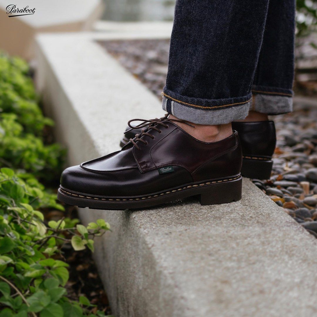 Paraboot Chambord ノワール UK7.5 純正シューツリー付 Paraboot