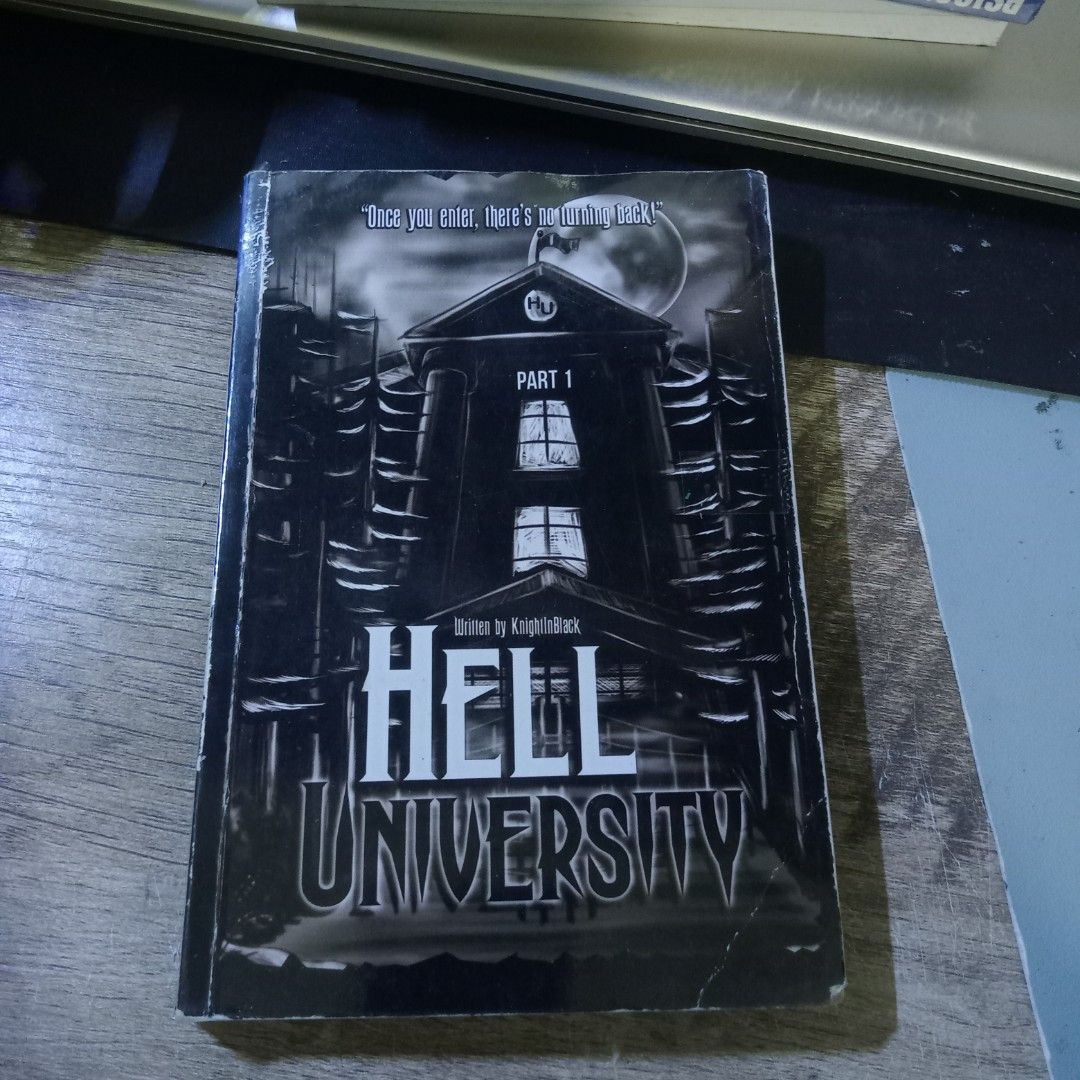 Unsealed hell university (Category: Storybooks) located in Manila. Submitted by bgzkrq (Listing ID 1299224477, Image 1). Description: unsealed Hell university p1 only Has flaws but still readable price 90-80 (70 if buys 2 or more items) Mop:Gcash.