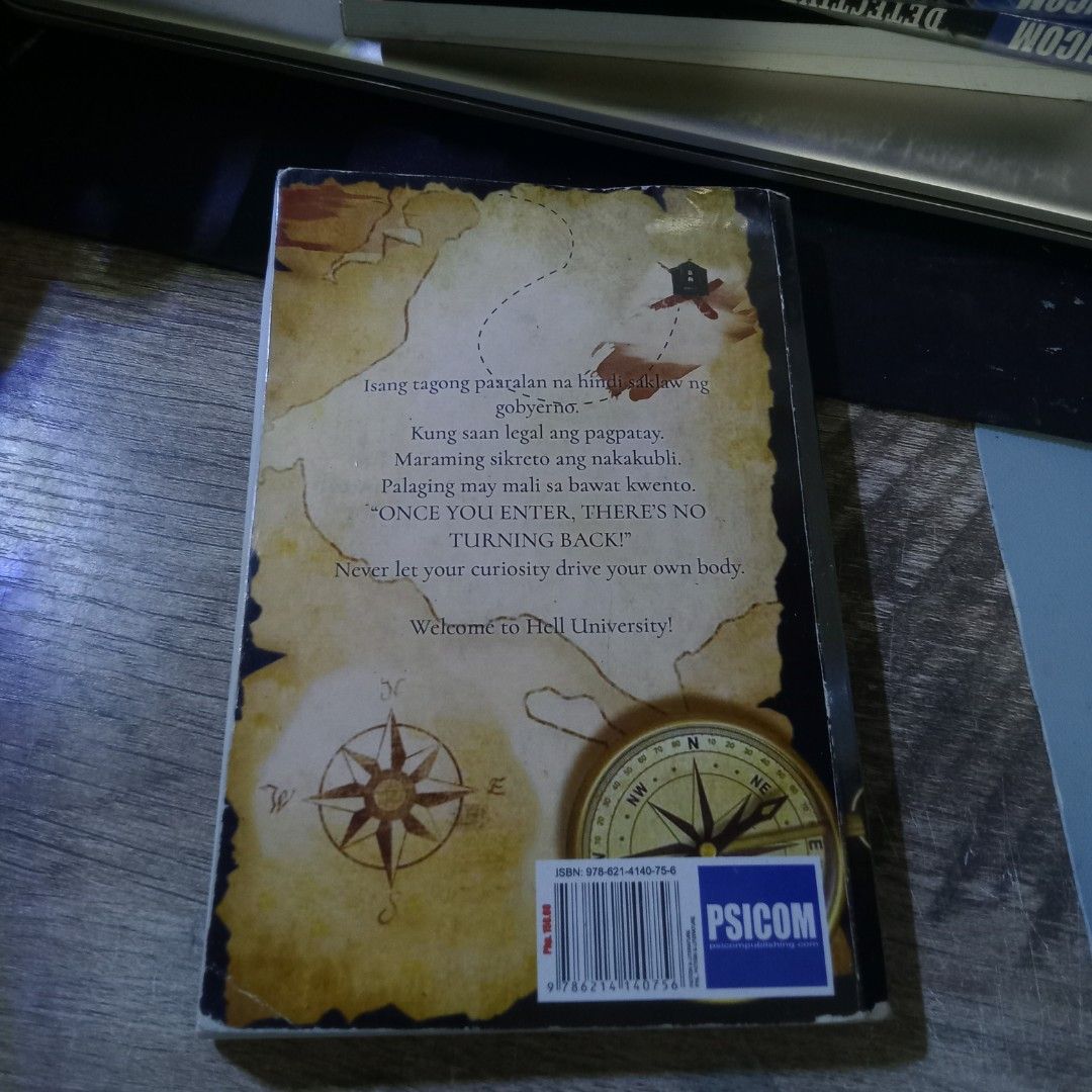 Unsealed hell university (Category: Storybooks) located in Manila. Submitted by bgzkrq (Listing ID 1299224477, Image 2). Description: unsealed Hell university p1 only Has flaws but still readable price 90-80 (70 if buys 2 or more items) Mop:Gcash.