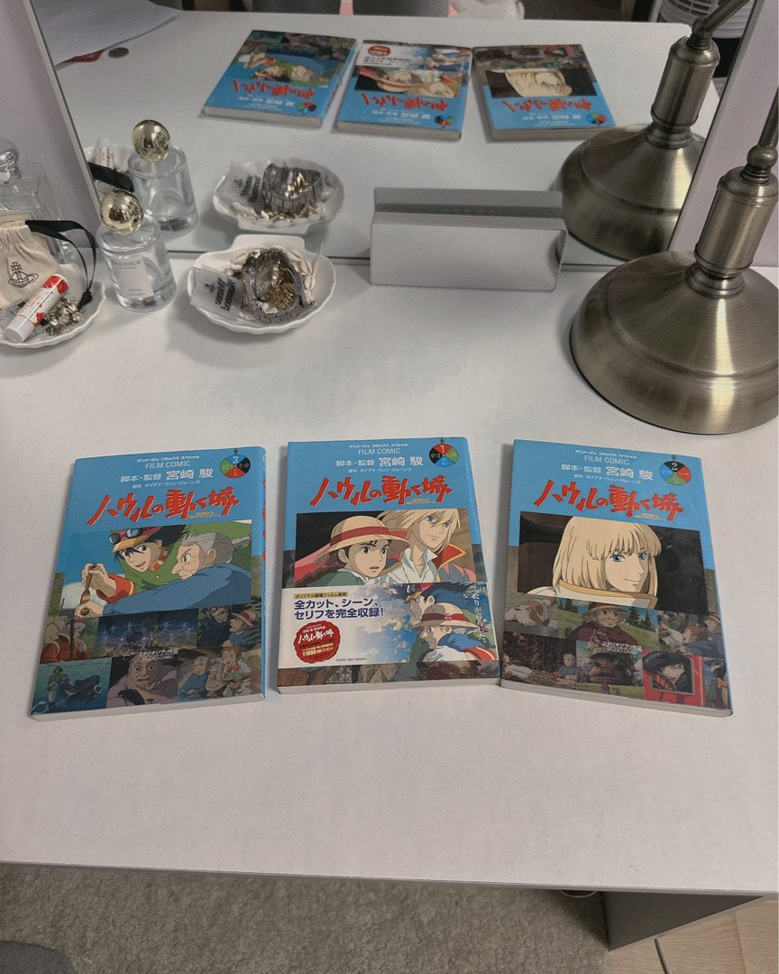 Rare Copy front Ghibli Studio Howl's Moving Castle Japanese comic Manga ...