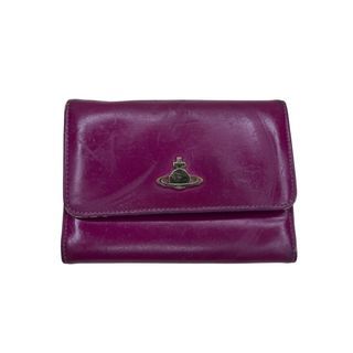 Vivienne Westwood Purple Leather Wallet