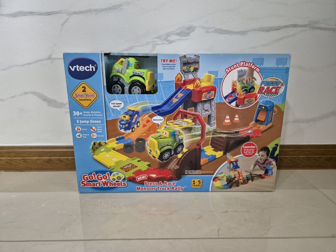 Vtech press and race monster truck on sale