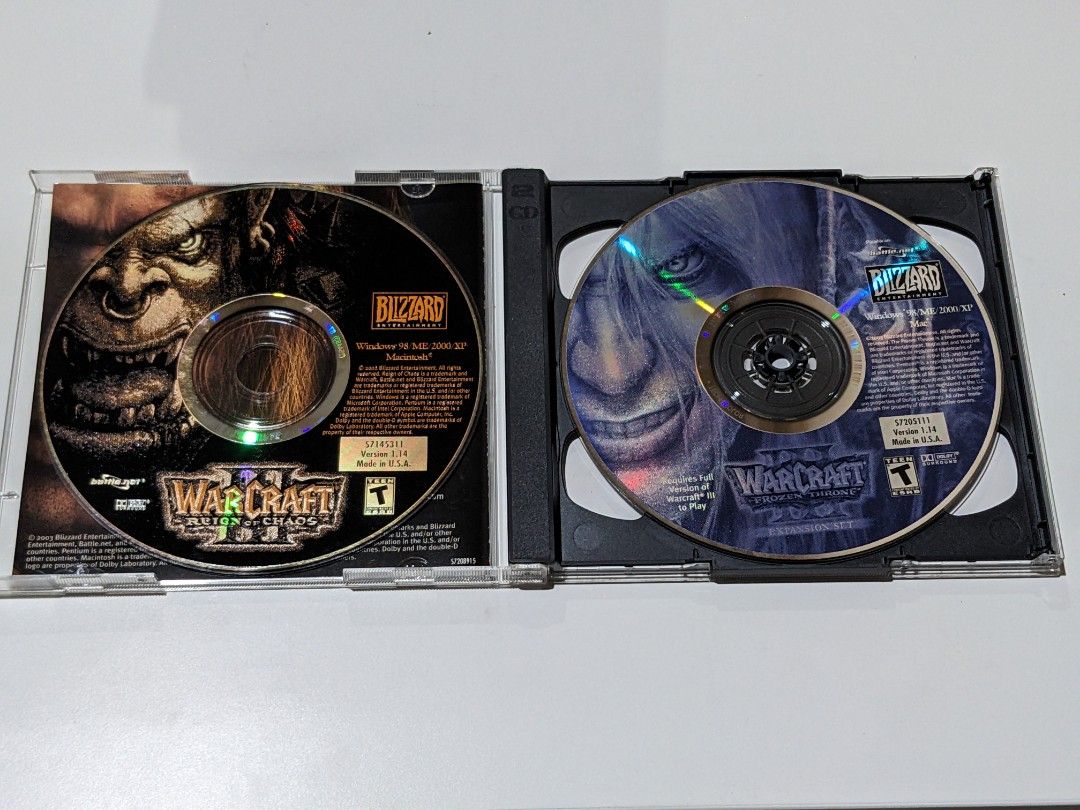 WarCraft III: Battle Chest w Expansion Set PC Game 2003, Video Gaming,  Video Games, Others on Carousell