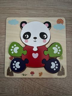 Wooden Puzzle Panda