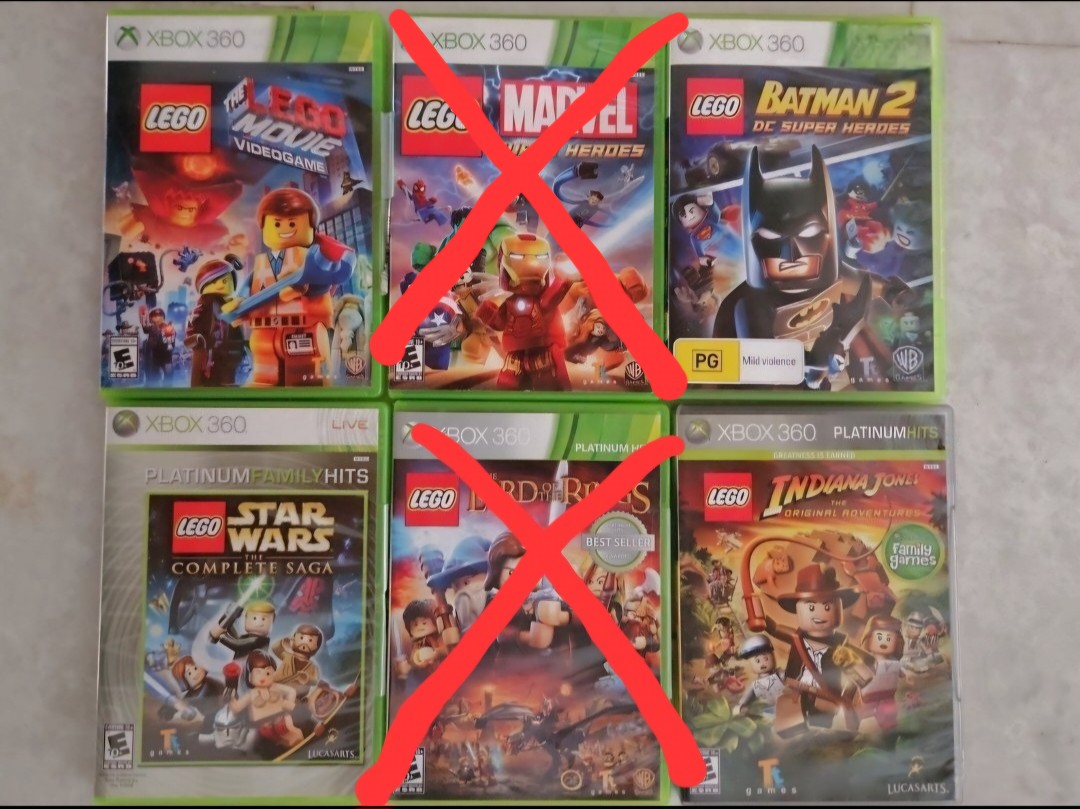 Xbox 360 Lego Games, Video Gaming, Video Games, Xbox on Carousell