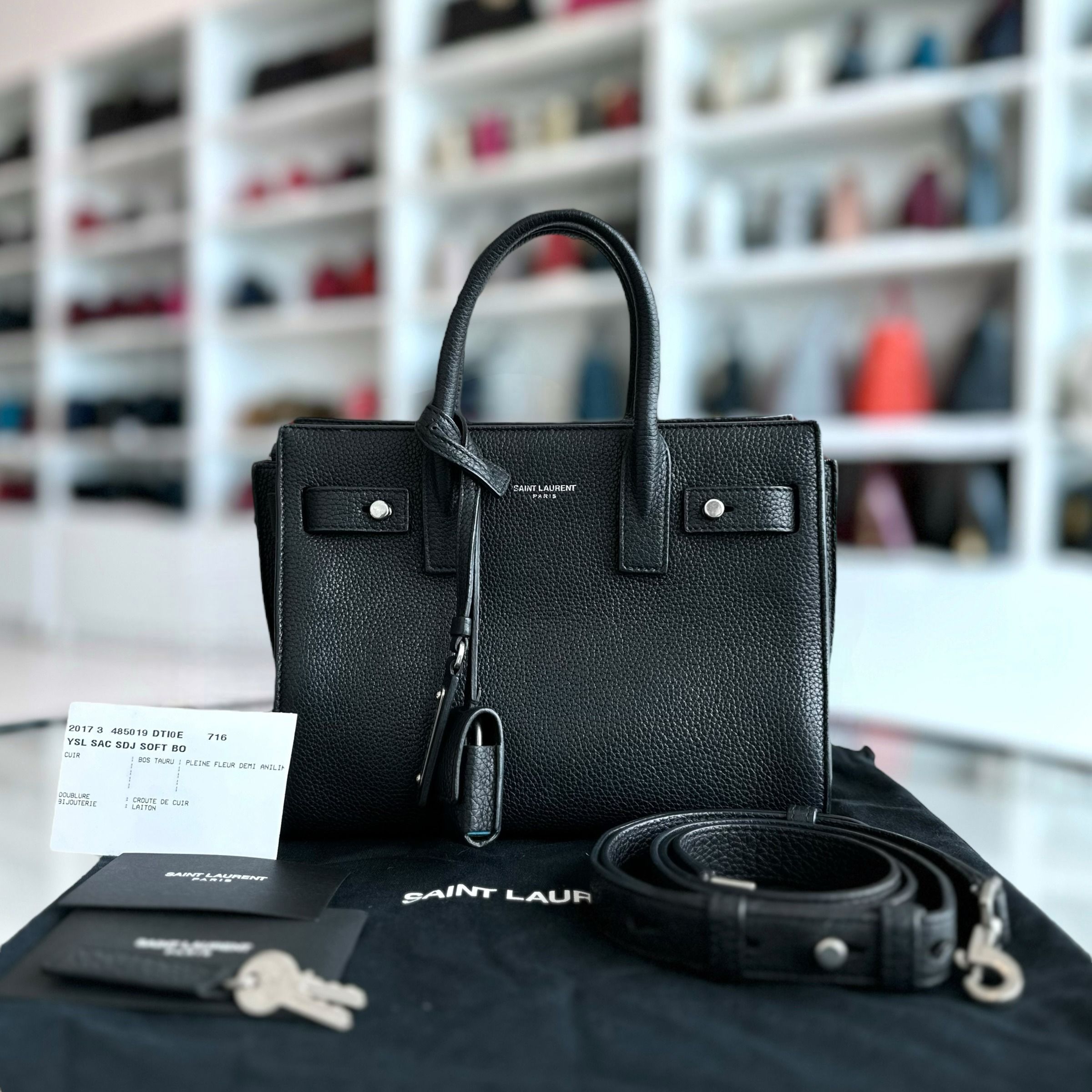 Ysl sac de jour black on sale