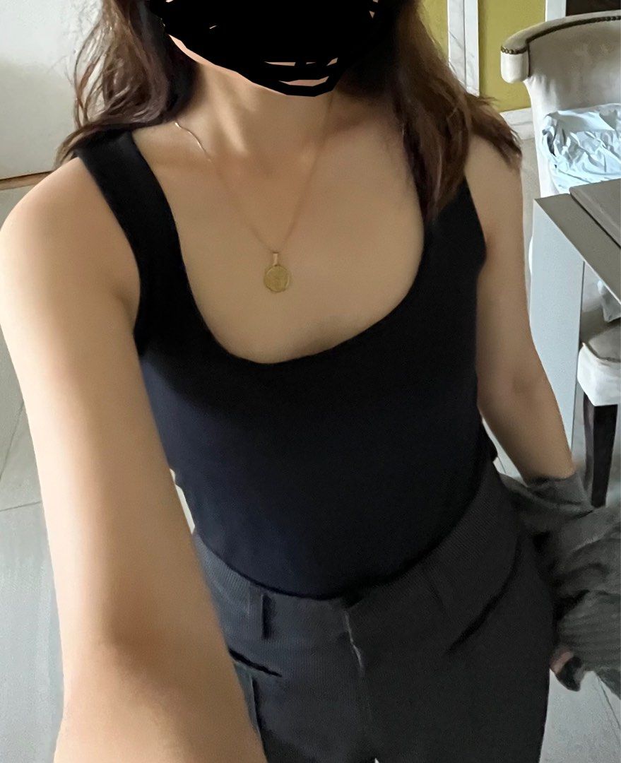 zara basic square neck top (Category: Sleeveless) located in Quezon City. Submitted by declutteringgn (Listing ID 1299261882, Image 3). Description: authentic, bought in-store used twice rfs too loose on me last price posted .