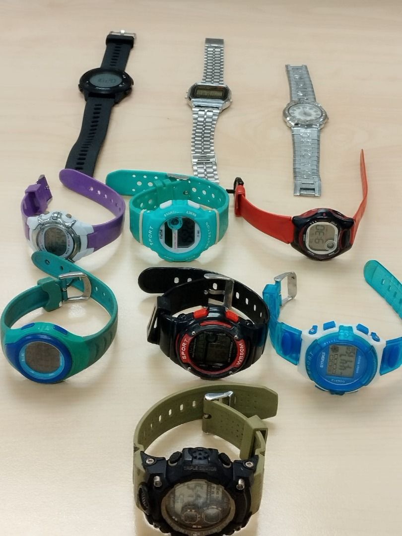 10 digital analog watches for 10