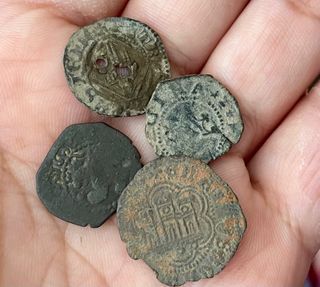 1500s-1600s MIXED LOTS SPANISH COINS TAKE ALL!!!