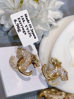 18K Japan Gold Earring