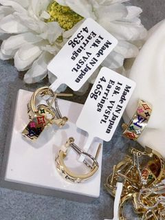 18K Japan Gold earrings